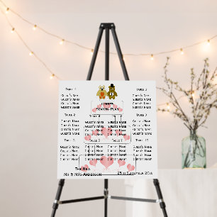 Wedding Cake Design Wedding Seating Chart Foam Board