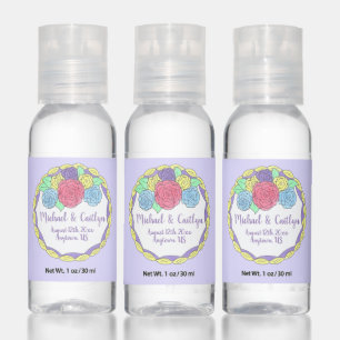 Wedding Cake Engagement Party Bridal Shower Favor Hand Sanitizer