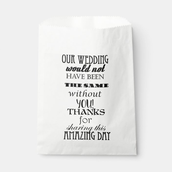 Wedding Cake / Favor Bags