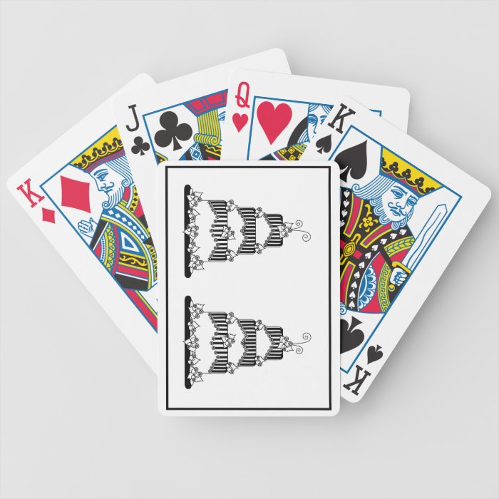 Wedding Cake Graphic Playing Cards