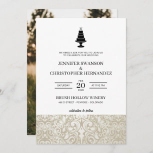 Wedding Cake Invitation