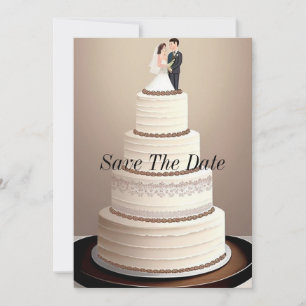 Wedding Cake Invitation