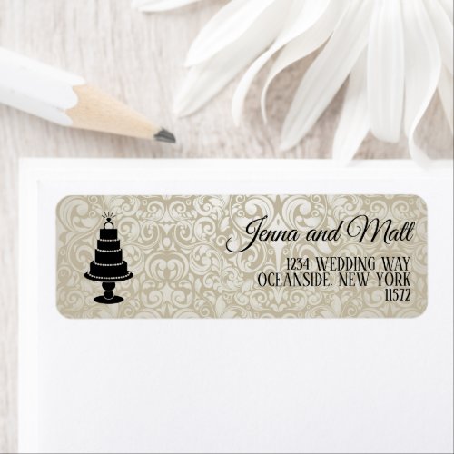 Wedding Cake Label