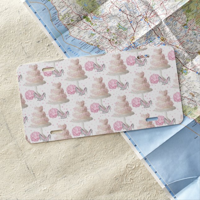 Wedding Cake License Plate #2 (In Situ)