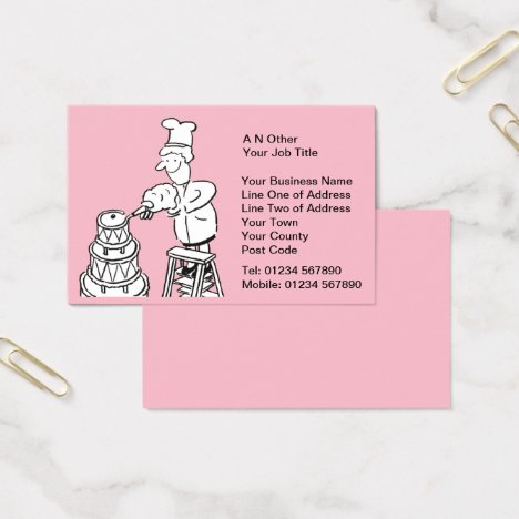 Wedding Cake Makers Business Card