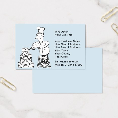 Wedding Cake Makers Business Card