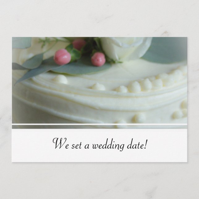 Wedding Cake Menu (Front)