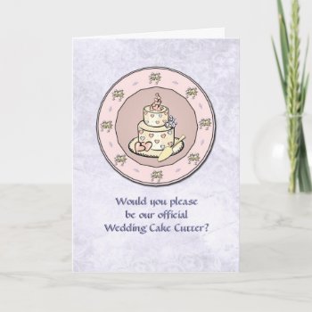 Wedding Cake -  Plate -  Multiple Wedding Use Card by BridesToBe at Zazzle