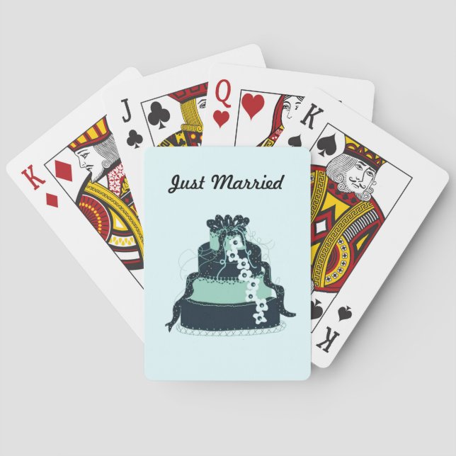 Wedding Cake Poker Cards (Back)