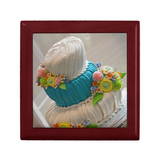 Wedding cake print gift box (Front)