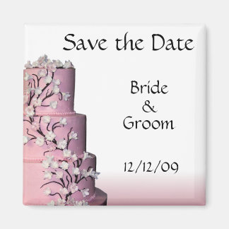 Wedding Cake Save the Date Magnets