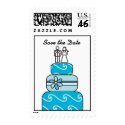 Wedding Cake Save the Date Stamps