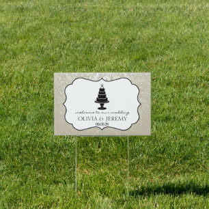 Wedding Cake Sign