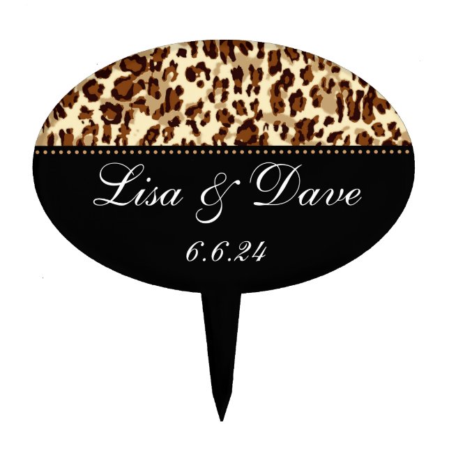 Wedding Cake Top Cake Topper (Front)