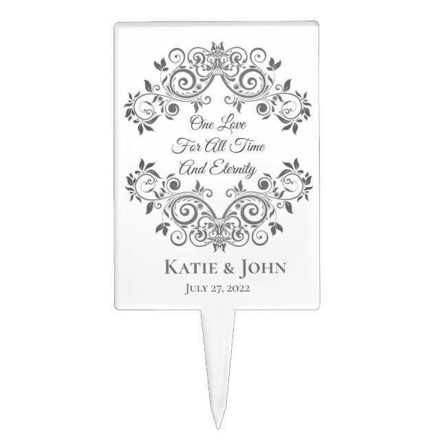 Wedding Cake Topper (Front)