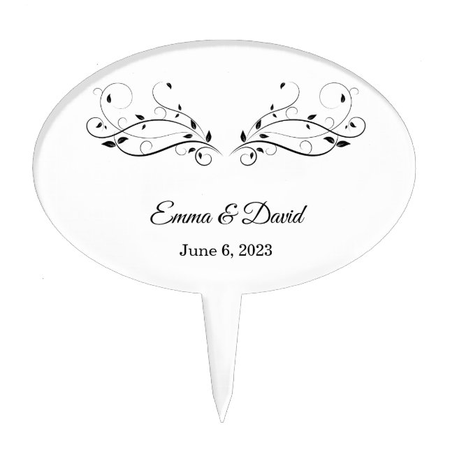 Wedding Cake Topper (Front)