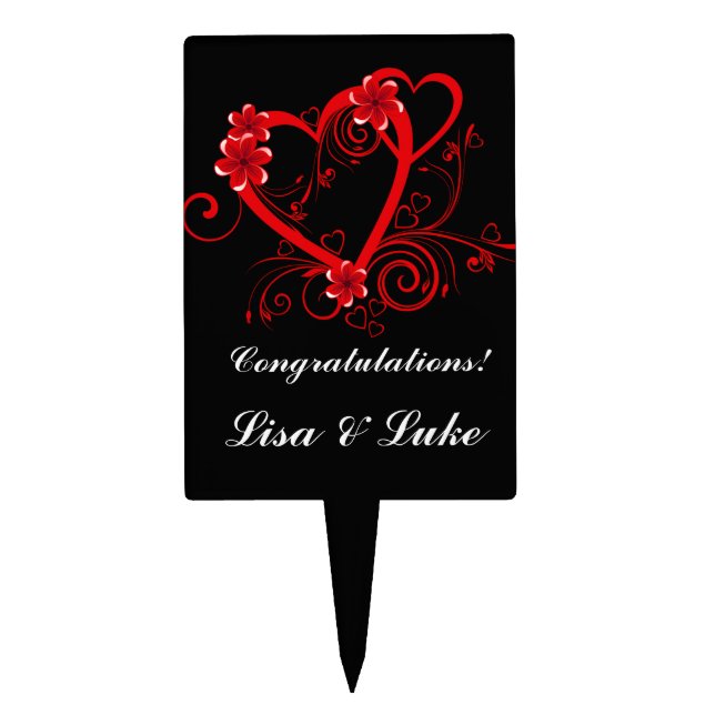 Wedding Cake Topper (Front)