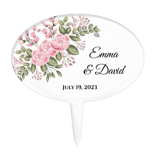 Wedding Cake Topper (Front)