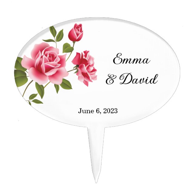 Wedding Cake Topper (Front)