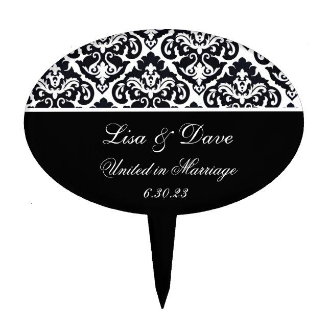 Wedding Cake Topper (Front)