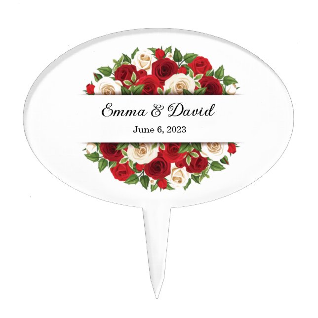 Wedding Cake Topper (Front)