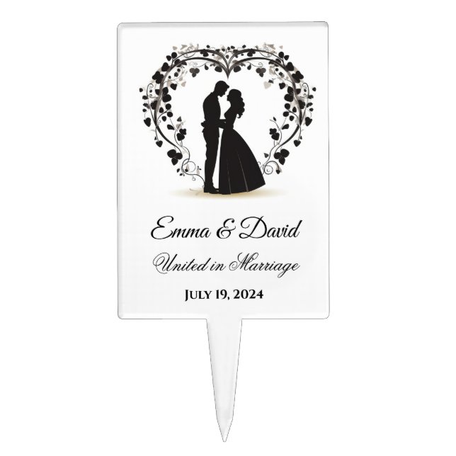 Wedding Cake Topper (Front)