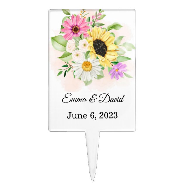 Wedding Cake Topper (Front)