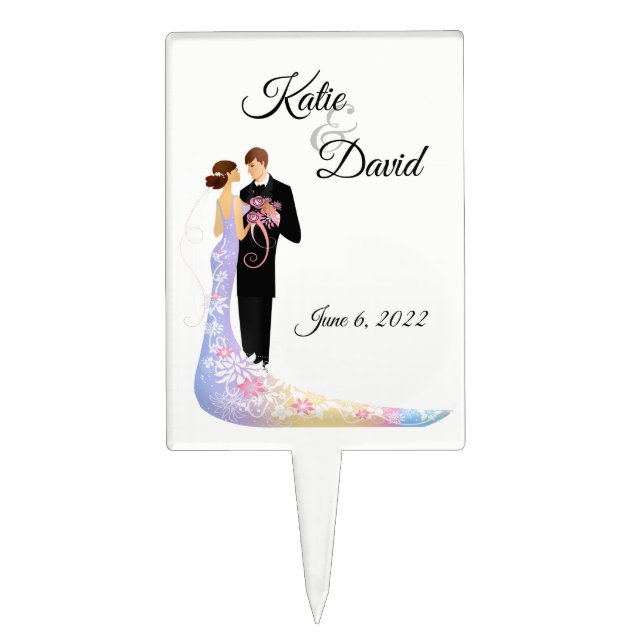 Wedding Cake Topper (Front)