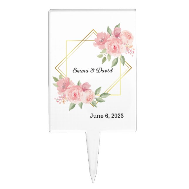 Wedding Cake Topper (Front)