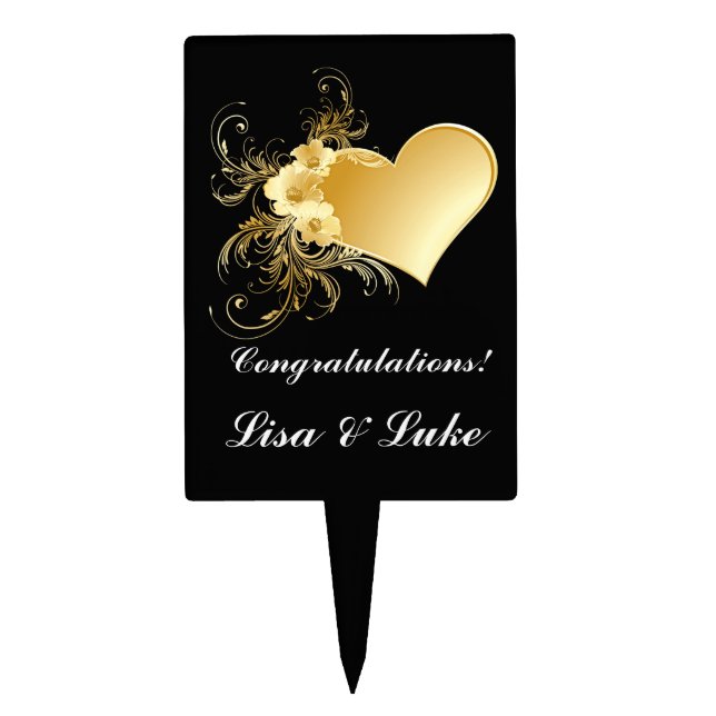 Wedding Cake Topper (Front)