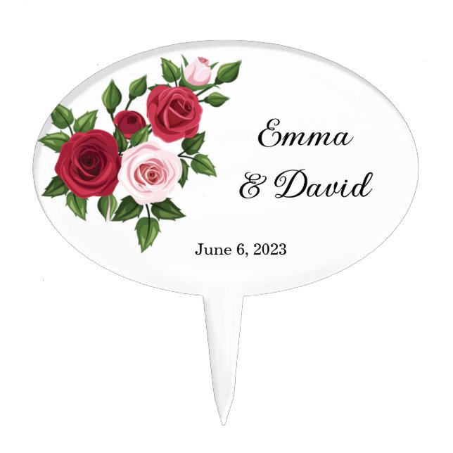 Wedding Cake Topper (Front)