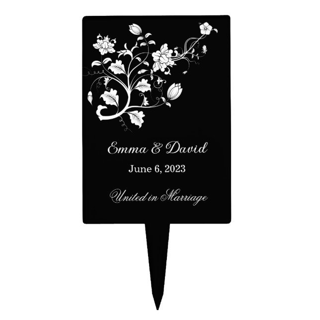 Wedding Cake Topper (Front)