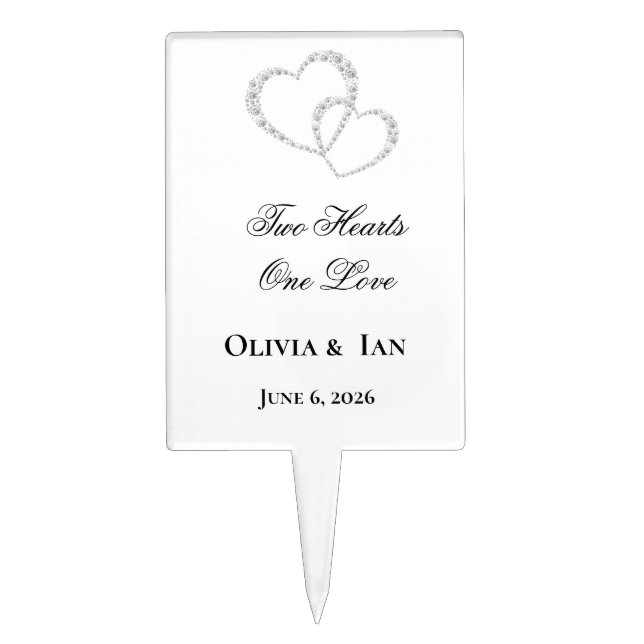 Wedding Cake Topper (Front)