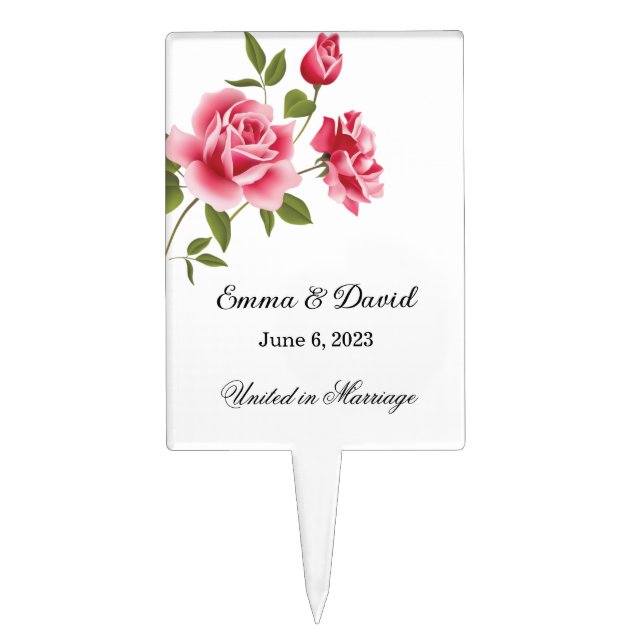 Wedding Cake Topper (Front)