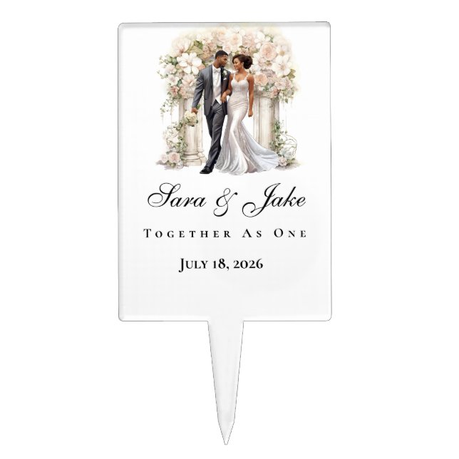 Wedding Cake Topper (Front)