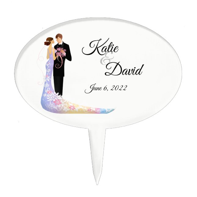 Wedding Cake Topper (Front)