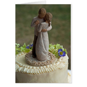 Wedding Cake Topper Cards