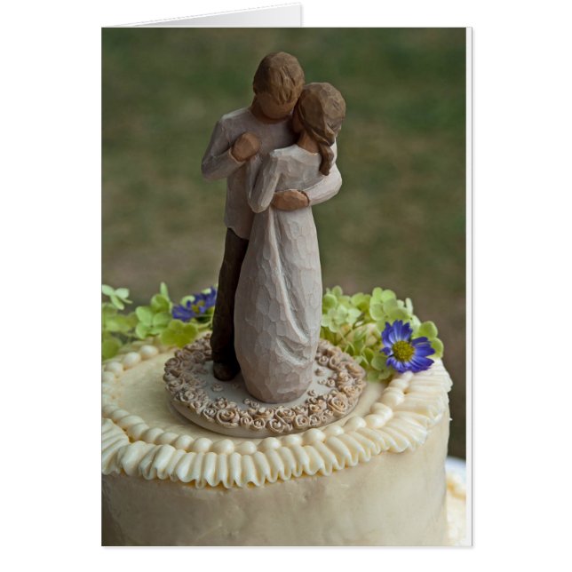 Wedding Cake Topper Cards (Front)