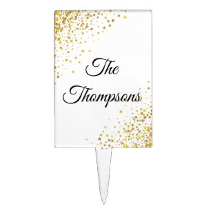 Wedding Cake Topper Custom Name