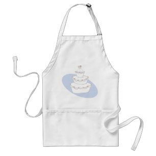 Wedding Cake Two Brides Adult Apron