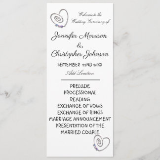 Wedding Cake Wedding Program