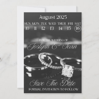 Wedding Calendar Save The Date Fridge Magnet