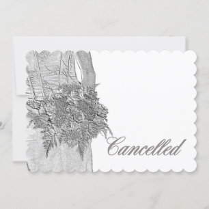 Wedding cancellation announcement