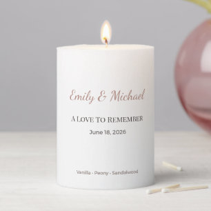 Wedding Candles Romantic Luxury Favors