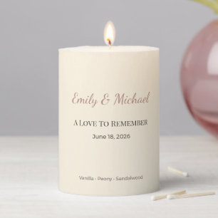 Wedding Candles Romantic Luxury Favors