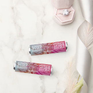 Wedding Candy Roll of Mints Fresh Flowers