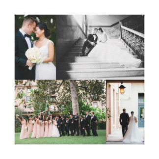 Wedding Canvas Print with YOUR PHOTOS