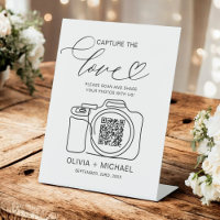Wedding Capture The Love QR Code Photo Share 