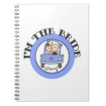 Wedding Car Bride Notebook