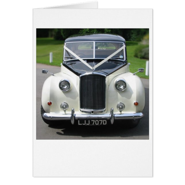 Wedding Car Cards (Front)